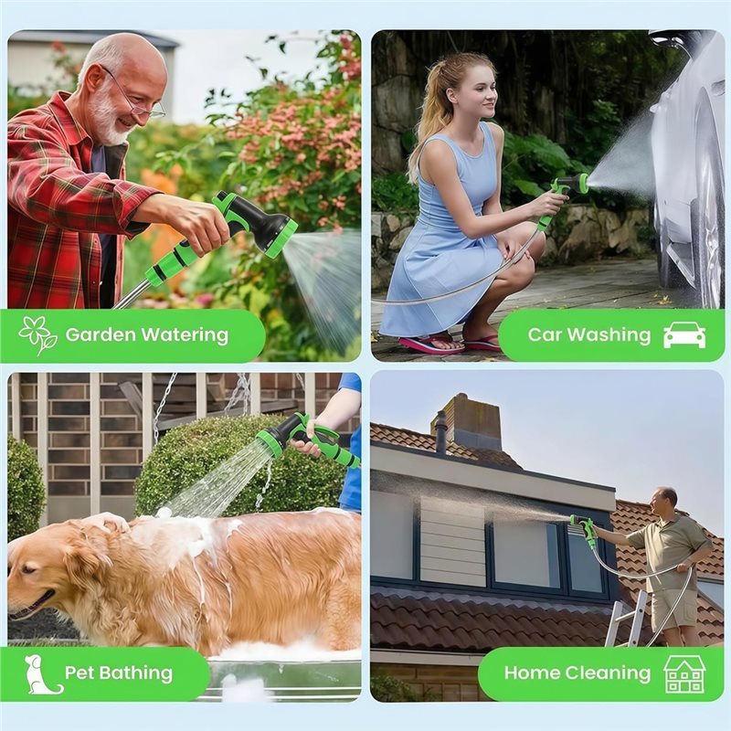 Gardena Hose Comfort - فوهة خرطوم الحديقة مع 10 أنماط
