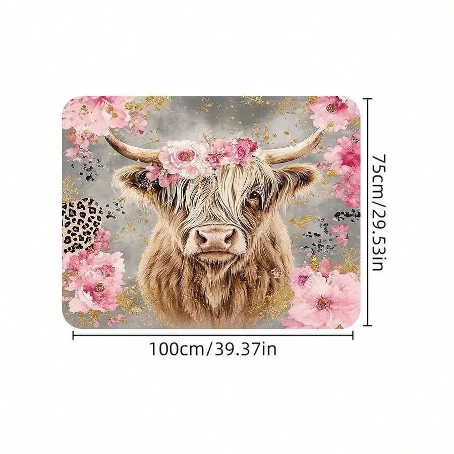 Cow Mat Rubber - قطعة واحدة، سجادة صندوق السيارة بنمط
