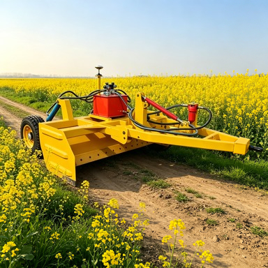 Farming Agriculture Land - آلة تسوية الأرض بالليزر، جرار لتسوية