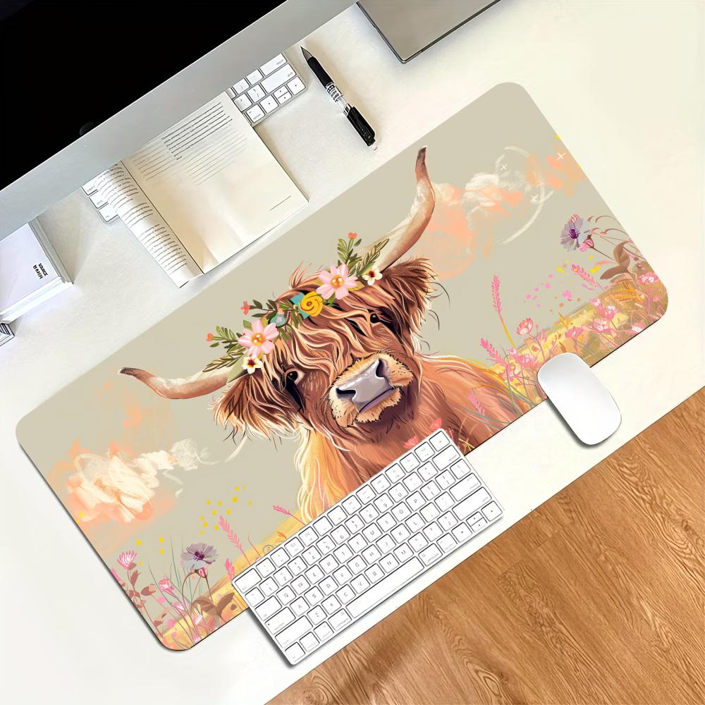 وسادة فأرة ألعاب بتصميم بقرة ه - مراجعة Cow Mat Rubber وسعره