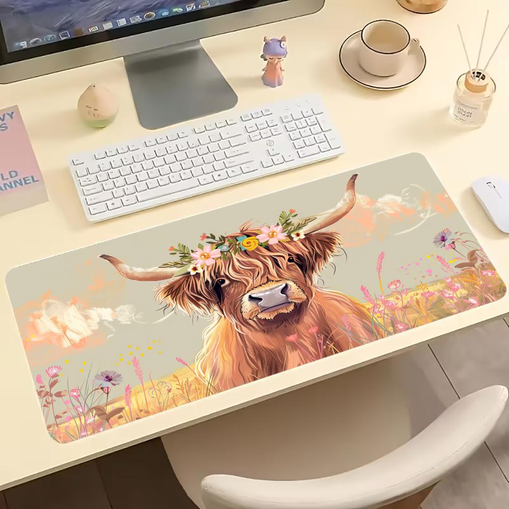 وسادة فأرة ألعاب بتصميم بقرة ه - مراجعة Cow Mat Rubber وسعره