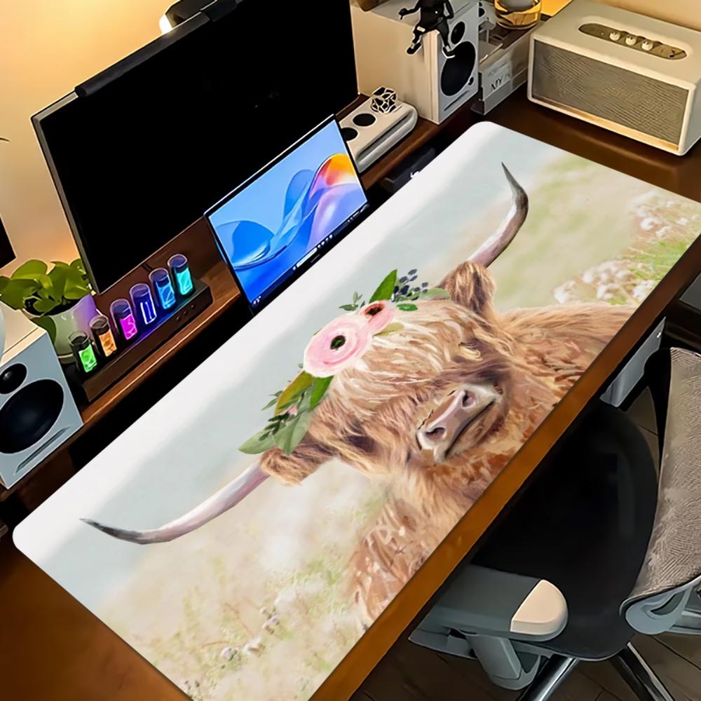 سجادة مكتب كبيرة بتصميم بقرة ه - مراجعة Cow Mat Rubber وسعره