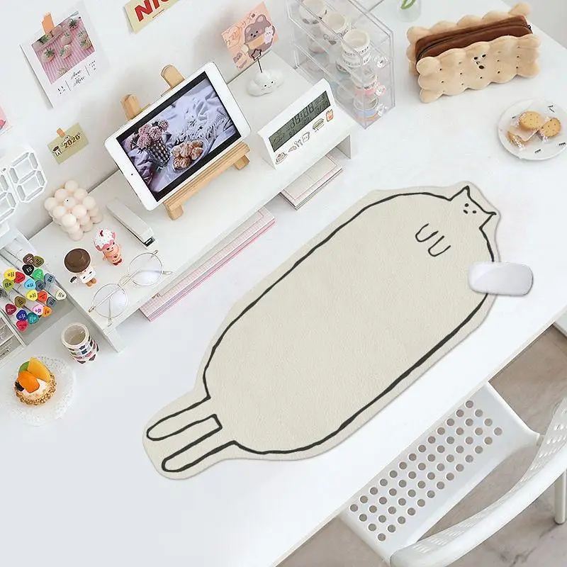 Kawaii القط ألعاب مكتب حصيرة ج - مراجعة Cow Mat Rubber وسعره