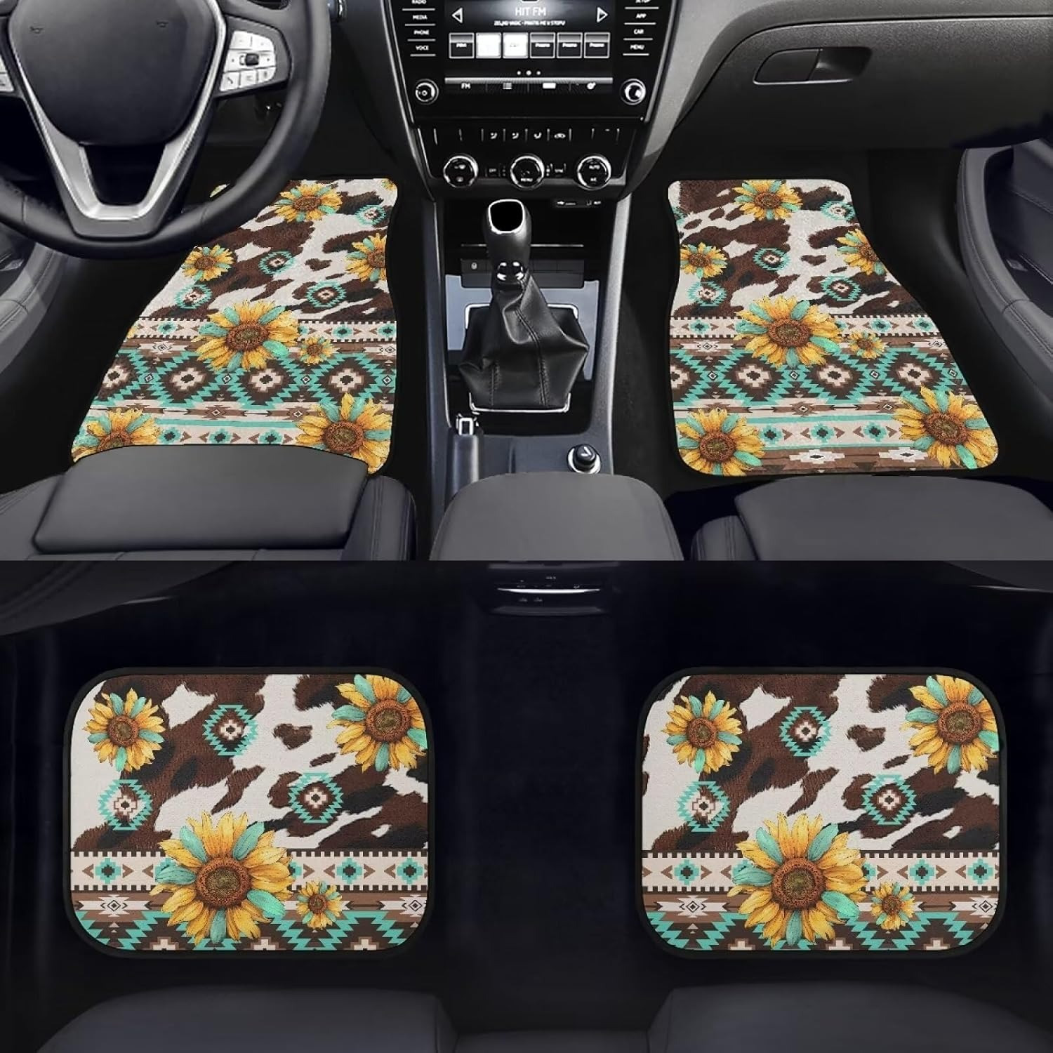 الحصير سيارة ازتيك جميع الأحوا - مراجعة Cow Mat Rubber وسعره